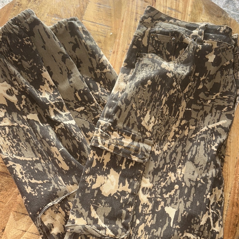 Fashion Nova Camouflage Flare Jeans